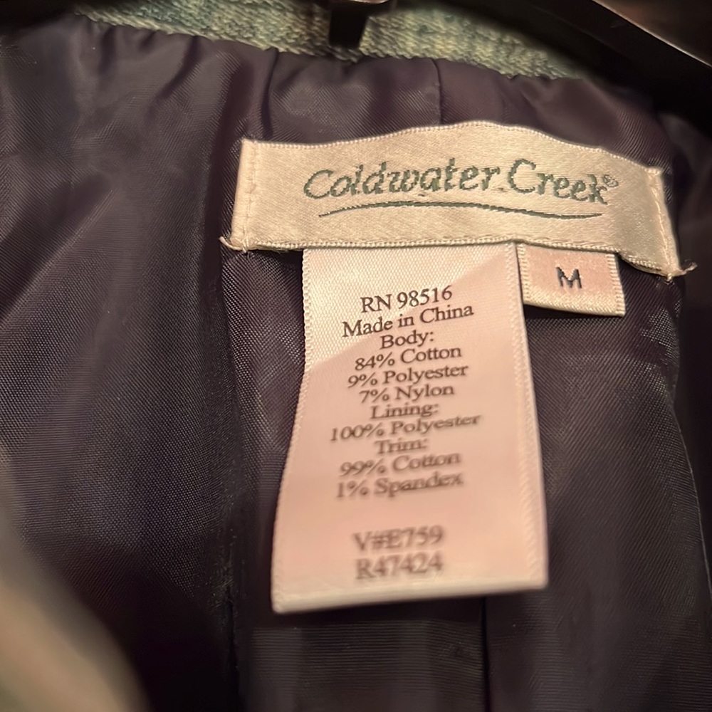 Ladies Jacket by Coldwater Creek